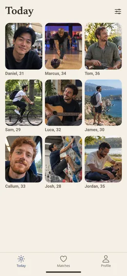 The Ara app: today's few chosen profiles